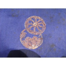 Robe, embroidered with solar disc, spiral sun disc